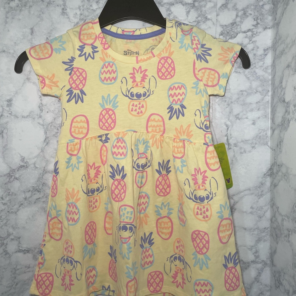 Disney Pastel Pineapple Stitch dress